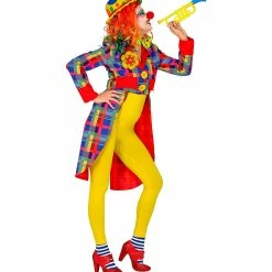 Widmann Clown Carnival Tailcoat Jacket Ladies Clown & Circus
