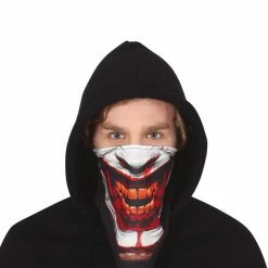 Fiestas Guirca Halloween Clown Joker Smile Bandana Mask