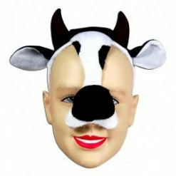Bristol Cow Animal Mask On Headband