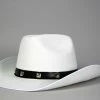 Bristol Western Costumes Cowboy Hat White Studded
