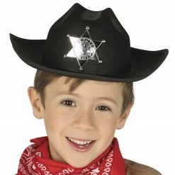 Fiestas Guirca Cowboy Hat Kids Black