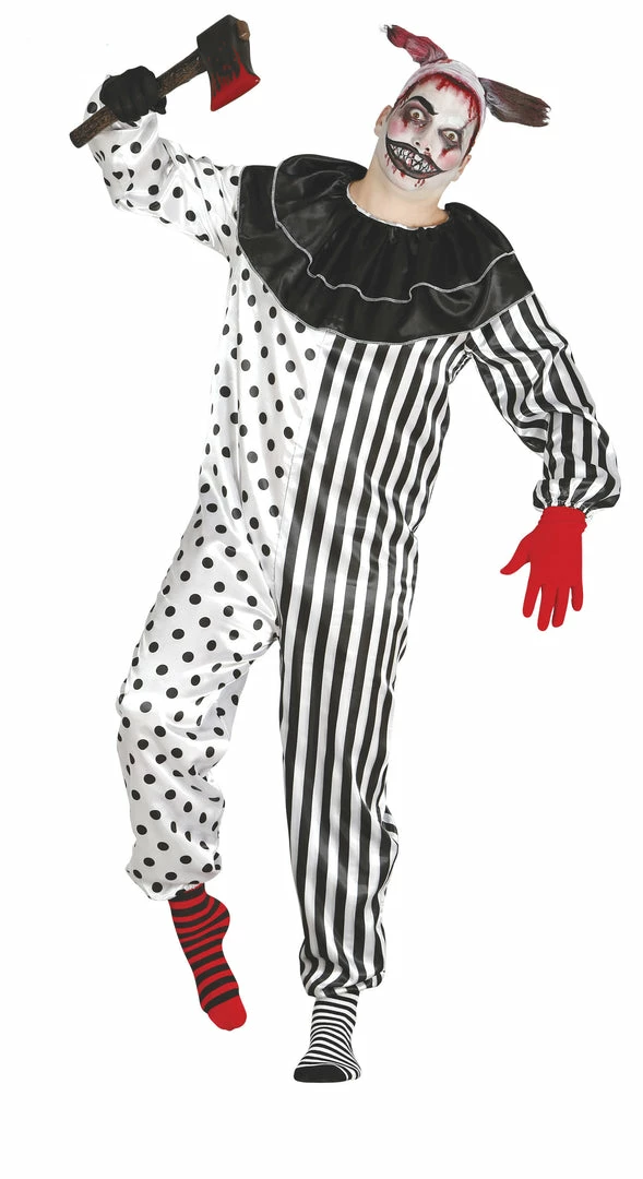 Fiestas Guirca Crazy Clown Costume Adult