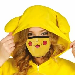 Fiestas Guirca Masks Cute Pikachu Face Mask