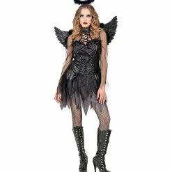 Widmann Dark Angel Costume Ladies Halloween