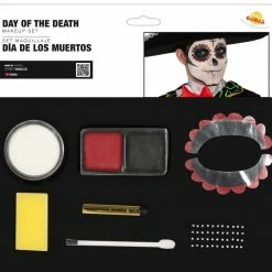 Fiestas Guirca Day Of The Dead Face Paint Make Up Kit