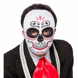 Wicked Day Of The Dead Mask Men's Halloween