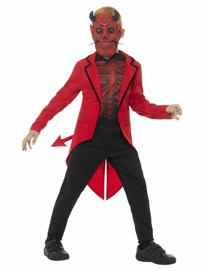 Smiffy's Halloween Day Of The Dead Devil Costume Boys