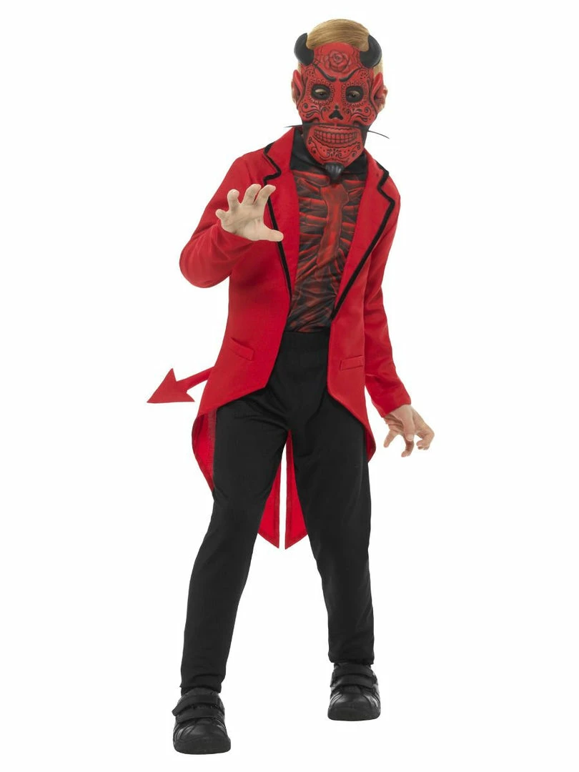 Smiffy's Halloween Day Of The Dead Devil Costume Boys