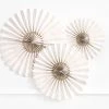 Partydecor Party Supplies Decorative Rosettes Beige