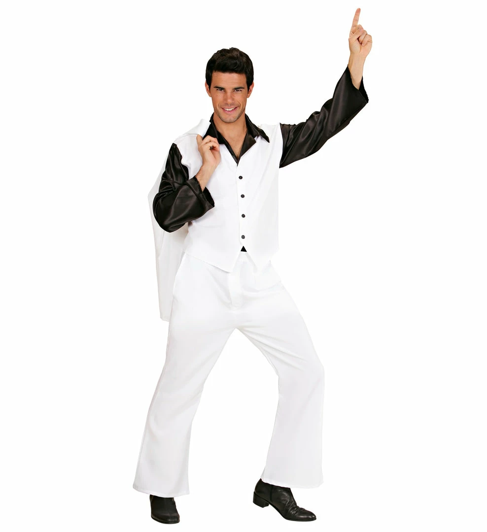 Widmann Deluxe 70's Disco Fever Costume White