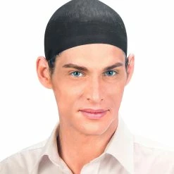 Widmann Deluxe Black Wig Cap Wigs