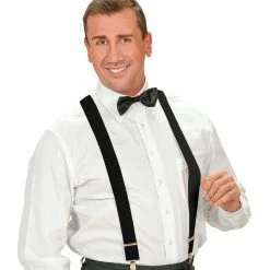 Widmann Deluxe Braces Black 1920's