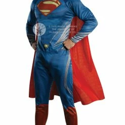Rubies Deluxe Man Of Steel Superman Costume Adult Superhero & Villiain