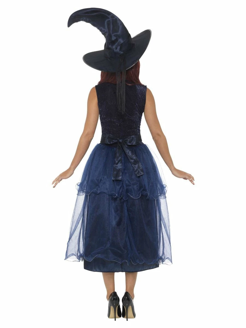 Smiffy's Halloween Deluxe Midnight Witch Costume Adult