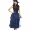 Smiffy's Halloween Deluxe Midnight Witch Costume Adult
