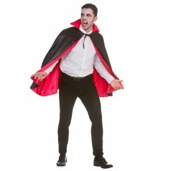 Wicked Deluxe Satin Vampire Cape 80cm