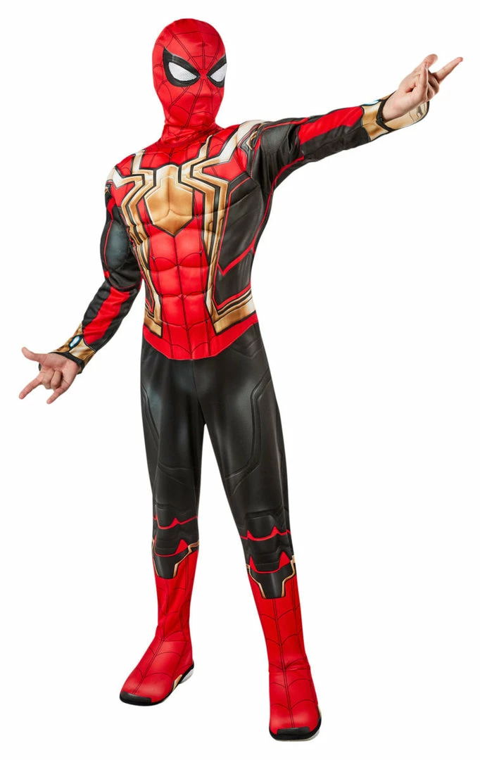 Rubies Deluxe Spiderman No Way Home Iron Spider Costume Boys Superhero & Villiain