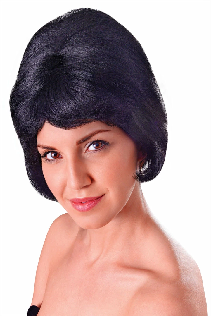 Bristol Decades And History Deluxe High Beehive Wig Black Or Blonde