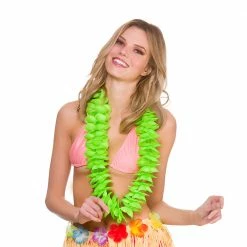 Wicked Deluxe Satin Lei Green