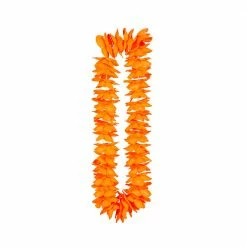 Wicked Deluxe Satin Lei Orange