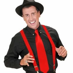 Bristol Deluxe Braces Red 1920's