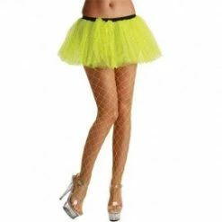 Wicked Diamond Tights Neon Yellow