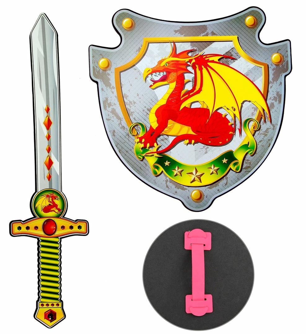Widmann Medieval, Renaissance & Tudor Costumes Dragon Knight Shield And Sword Set Child's