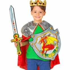 Widmann Medieval, Renaissance & Tudor Costumes Dragon Knight Shield And Sword Set Child's