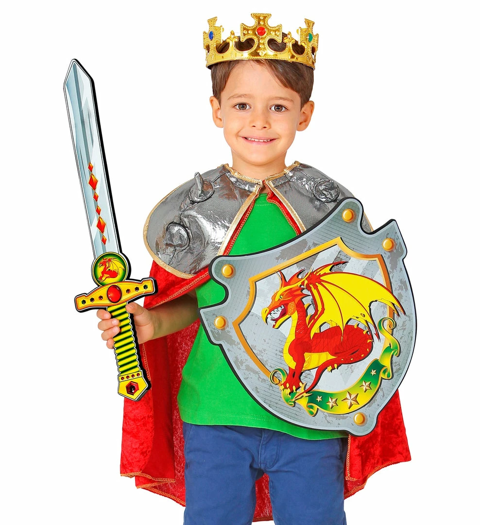 Widmann Medieval, Renaissance & Tudor Costumes Dragon Knight Shield And Sword Set Child's