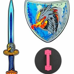 Widmann Medieval, Renaissance & Tudor Costumes Dragon Viking Sword And Shield Set Child's