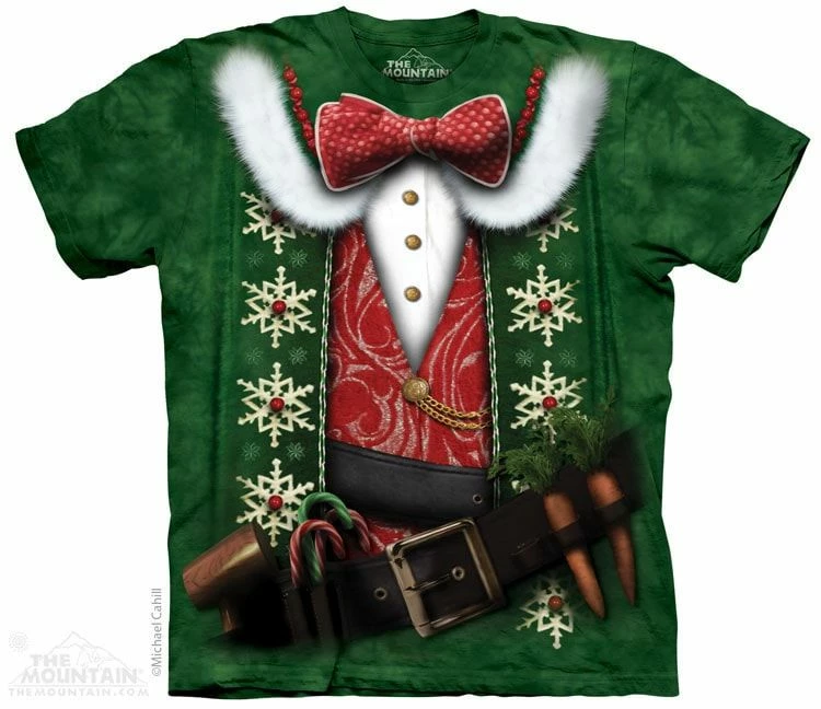The Mountain Christmas Costumes Elf Costume Christmas T-shirt