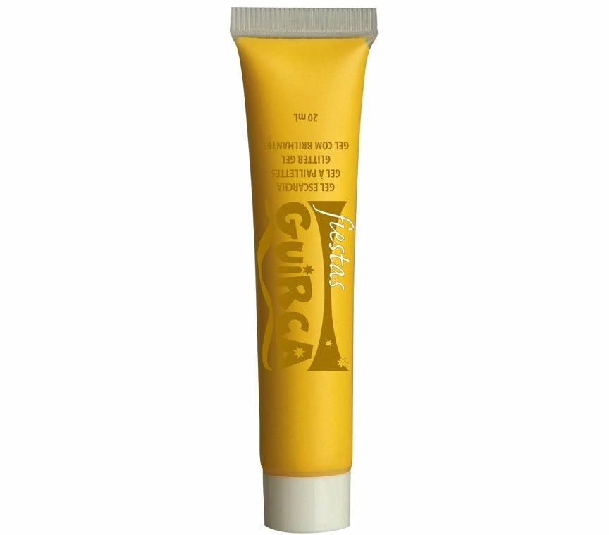 Fiestas Guirca Costume Accessories Face Paint Yellow Makeup Tube 20ml