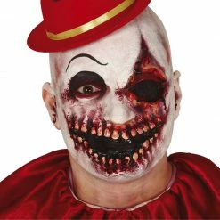 Fiestas Guirca Fake Mouth Scar With Teeth Halloween Accessories