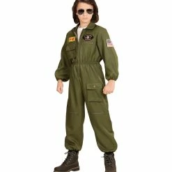 Widmann Fighter Jet Pilot Maverick Costume Kids