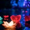 Partydecor Floating Lotus Flower Water Lanterns