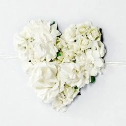 Partydecor Flower Heart Wedding Guest Book