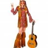 Widmann 1960's Flower Power Fringe Hippie Costume Ladies