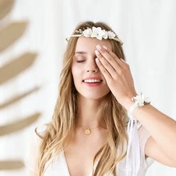 Partydecor Flower Crown White 18cm