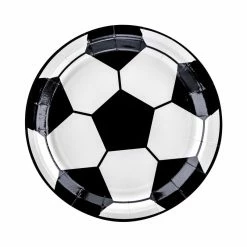 Partydecor Football Paper Plates 18cm Pack Of 6