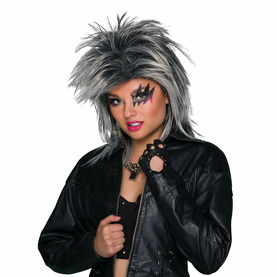 Bristol Foxy Rocker Tina Silver Wig Wigs