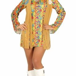 Fiestas Guirca Free Spirit Hippie Costume Adult