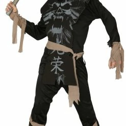 Fiestas Guirca Halloween Ghost Ninja Costume Boys