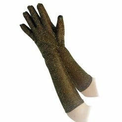 Bristol Glitter Gloves Gold