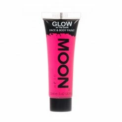 Moonglow Glow In The Dark 12ml UV Face Paint Pink Costume Accessories