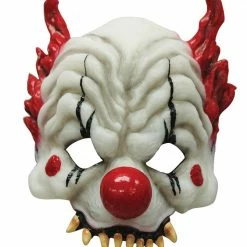Bristol Glow In The Dark Horror Clown Half Mask
