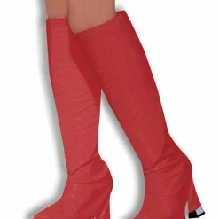 Bristol Go-Go Boot Top Shoe Covers Red