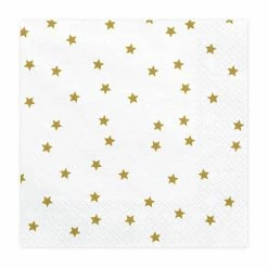 Partydecor Gold Star Paper Napkins Christmas Gift And Decoration Ideas