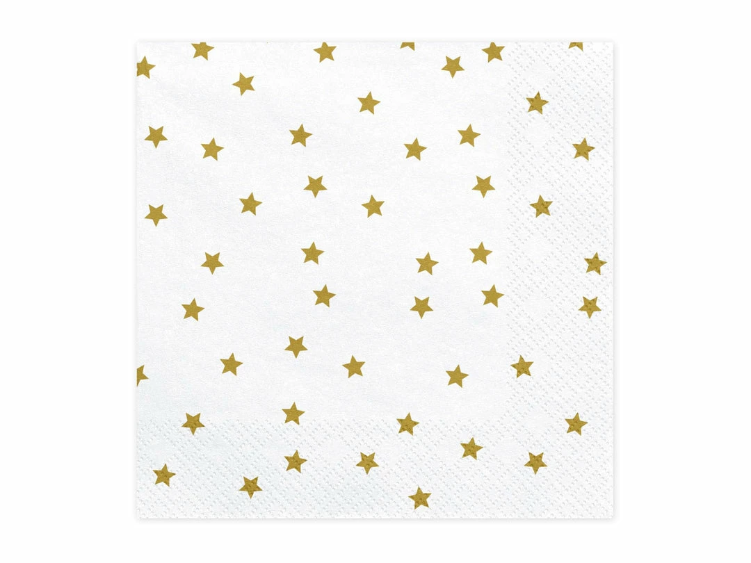 Partydecor Gold Star Paper Napkins Christmas Gift And Decoration Ideas