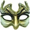 My Fancy Dress Gold And White Venetian Diavolo Devil Masquerade Mask