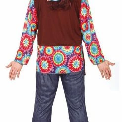 Fiestas Guirca 1960's Good Vibes Hippie Costume Adult